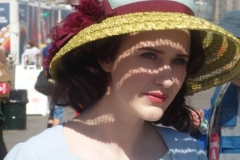 NEW YORK   The Cast of The Marvelous Mrs. Maisel films season 4 in Coney Island Amusement park. The show in set in the late 1950's to the early 1960's
Rachel Brosnahan
