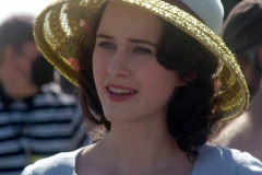 NEW YORK   The Cast of The Marvelous Mrs. Maisel films season 4 in Coney Island Amusement park. The show in set in the late 1950's to the early 1960's
Rachel Brosnahan