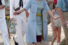 NEW YORK   The Cast of The Marvelous Mrs. Maisel films season 4 in Coney Island Amusement park. The show in set in the late 1950's to the early 1960's
Rachel Brosnahan