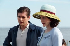 NEW YORK   The Cast of The Marvelous Mrs. Maisel films season 4 in Coney Island Amusement park. The show in set in the late 1950's to the early 1960's
Michael Zegen , Rachel Brosnahan