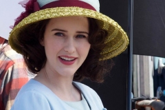 NEW YORK   The Cast of The Marvelous Mrs. Maisel films season 4 in Coney Island Amusement park. The show in set in the late 1950's to the early 1960's
Rachel Brosnahan