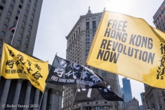 New York-  Myanmar Rally held in Foley Square. Protestors want to raise awareness of the political climate in Myanmar.