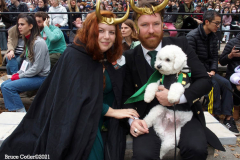 New York,    Annual Halloween dog parade returned after missing last years due to Covid.