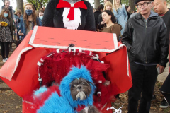 New York,    Annual Halloween dog parade returned after missing last years due to Covid.