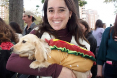 New York,    Annual Halloween dog parade returned after missing last years due to Covid.