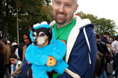 New York,    Annual Halloween dog parade returned after missing last years due to Covid.