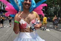 .New York City 2021 Pride Parade. LBGTQ
Participants march down 5th ave in Manhattan in a modified parade because of Covid.