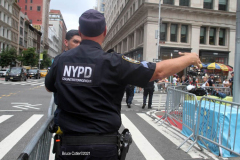 .New York City 2021 Pride Parade. LBGTQ
Participants march down 5th ave in Manhattan in a modified parade because of Covid.