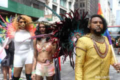 .New York City 2021 Pride Parade. LBGTQ
Participants march down 5th ave in Manhattan in a modified parade because of Covid.
