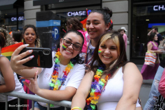 .New York City 2021 Pride Parade. LBGTQ
Participants march down 5th ave in Manhattan in a modified parade because of Covid.