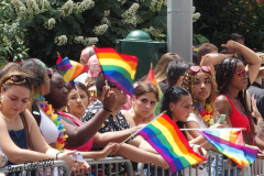 .New York City 2021 Pride Parade. LBGTQ
Participants march down 5th ave in Manhattan in a modified parade because of Covid.