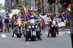 .New York City 2021 Pride Parade. LBGTQ
Participants march down 5th ave in Manhattan in a modified parade because of Covid.