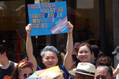 .New York City 2021 Pride Parade. LBGTQ
Participants march down 5th ave in Manhattan in a modified parade because of Covid.