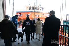 New Ferryboat
Staff Sergeant Michael Ollis Ferryboat
St George Terminal
Staten Island, NY
February 14, 2002

For Credit:  Mary DiBiase Blaich

The new Staten Island Ferryboat named for Staff Sgt Michael Ollis, a Staten Island resident killed in action in Afghanistan, was officially put into service today for its maiden voyage.  Attending were his parents Linda and Bob Ollis, and city officials including DOT Commissioner Yannis Rodriguez.