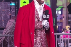 Billy Porter in Times Square on New Year's Eve.