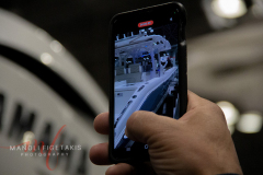 Visitors capturing moments at the New York Boat Show hosted at Javits Center from 26-30 Jan 2022.