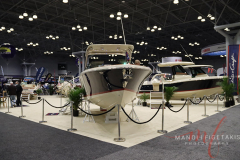 One of the displays at the New York Boat Show hosted at Javits Center from 26-30 Jan 2022.