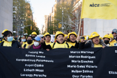 NICE Supports Immigrant Workers in Washington Square Park 4-28-22 
@Lori Hillsberg