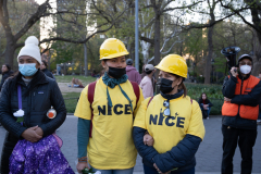 NICE Supports Immigrant Workers in Washington Square Park 4-28-22 
@Lori Hillsberg