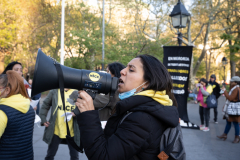 NICE Supports Immigrant Workers in Washington Square Park 4-28-22 
@Lori Hillsberg