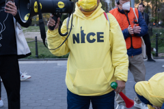 NICE Supports Immigrant Workers in Washington Square Park 4-28-22 
@Lori Hillsberg