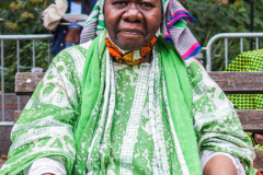 People come together for the 5th Nigerian Independence Day Parade on East 47th Street in Manhattan, NYC where food, festivities, artisans and DJs celebrated.  Speeches by local prominent Nigerian-American figures were made in celebration of Nigeria’s independence on October 1st, 1961. (C) Bianca Otero. NYC. October 09, 2021.