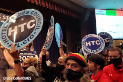 February 17, 2022  New York, 
 New York State Democratic Nomination Convention held at the Sheraton Hotel in Midtown Manhattan all of the New York State 
Democratic leaders gathered to see who would make the ballot for the incoming elections. The keynote speaker was Former Secretary of State,  Former U.S. Senator, and  Former First Lady Hillary Clinton.