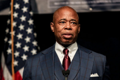 New York Mayor Eric Adams speaks at the 2022 New York State Democratic Convention in theSheraton Midtown. Manhattan, New York.Thursday, February 17, 2022 (C) Bianca Otero