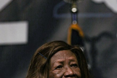 Dr. Hazel N. Dukes, President of the NAACP New York State Conference and a member of the NAACP National Board of Directors peaks at the 2022 New York State Democratic Convention in the Sheraton Midtown. Manhattan, New York. Thursday, February 17, 2022 (C) Bianca Otero