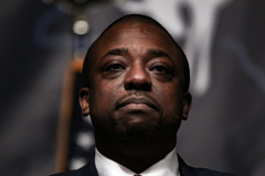 Lieutenant Governor Brian Benjamin speaks at the 2022 New York State Democratic Convention in the Sheraton Midtown. Manhattan, New York.Thursday, February 17, 2022 (C) Bianca Otero