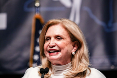 Congresswoman Carolyn Maloney speaks at the 2022 New York State Democratic Convention in the Sheraton Midtown. Manhattan, New York.Thursday, February 17, 2022 (C) Bianca Otero