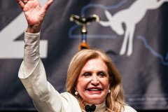 Congresswoman Carolyn Maloney speaks at the 2022 New York State Democratic Convention in the Sheraton Midtown. Manhattan, New York.Thursday, February 17, 2022 (C) Bianca Otero