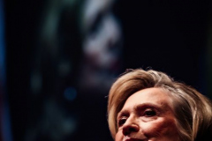 Hillary Clinton speaks at the 2022 New York State Democratic Convention in the Sheraton Midtown, officially endorsing Gov. Kathy Hochul for full term as NY Governor. Manhattan, New York. Thursday, February 17, 2022 (C) Bianca Otero