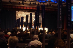 February 17, 2022  New York, 
 New York State Democratic Nomination Convention held at the Sheraton Hotel in Midtown Manhattan all of the New York State 
Democratic leaders gathered to see who would make the ballot for the incoming elections. The keynote speaker was Former Secretary of State,  Former U.S. Senator, and  Former First Lady Hillary Clinton.