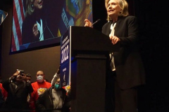 February 17, 2022  New York, 
 New York State Democratic Nomination Convention held at the Sheraton Hotel in Midtown Manhattan all of the New York State 
Democratic leaders gathered to see who would make the ballot for the incoming elections. The keynote speaker was Former Secretary of State,  Former U.S. Senator, and  Former First Lady Hillary Clinton.