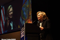 February 17, 2022  New York, 
 New York State Democratic Nomination Convention held at the Sheraton Hotel in Midtown Manhattan all of the New York State 
Democratic leaders gathered to see who would make the ballot for the incoming elections. The keynote speaker was Former Secretary of State,  Former U.S. Senator, and  Former First Lady Hillary Clinton.