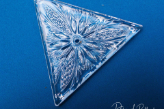 Waterford Crystal triangle that is installed on the Times Square New Year's Eve Ball on December 27, 2021 in New York.