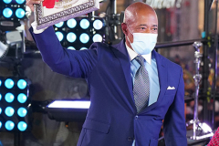 Eric Adams is sworn in as Mayor of New York City.