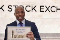 Mayor Adams Closes Out Black History Month With Focus on Giving BIPOC Entrepreneurs More Opportunities in Rebuilding NYC’s Economy

NEW YORK – Surrounded by those from underrepresented communities in the business world, New York City Mayor Eric Adams today rang the opening bell at The New York Stock Exchange (NYSE). On the final day of Black History Month, Mayor Adams highlighted efforts underway to provide more opportunities to Black, Indigenous, and people of color (BIPOC), as well as women, as New York seeks to rebuild the economy and recover from COVID-19
(C) Steve Sands/ New York Newswire
