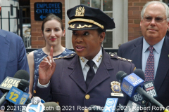 NYPDÕs Chief of Transportation Kim Royster and other city officials urged New Yorkers not to drive drunk or on drugs during the Independence Day Holiday weekend.  Royster promised enhanced enforcement of traffic regulations.