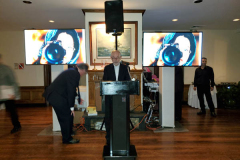 New York, New York Press Photographers Association annual year in photos Gala held at the Water Club on the East river in Manhattan.