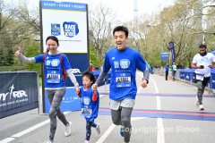 April 24, 2022: RBC's Race for the Kids, benefiting MSK Kids, is held in Central Park in New York City. The event includes a 4 mile run, 1.4 mile walk and Stage 1 & 2 RNYRR races. (Photos copyright Jon Simon)