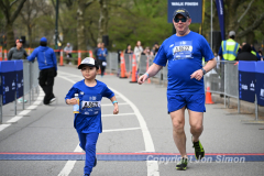 April 24, 2022: RBC's Race for the Kids, benefiting MSK Kids, is held in Central Park in New York City. The event includes a 4 mile run, 1.4 mile walk and Stage 1 & 2 RNYRR races. (Photos copyright Jon Simon)