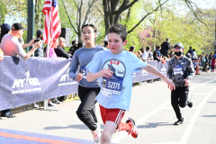 April 24, 2022: RBC's Race for the Kids, benefiting MSK Kids, is held in Central Park in New York City. The event includes a 4 mile run, 1.4 mile walk and Stage 1 & 2 RNYRR races. (Photos copyright Jon Simon)