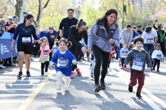 April 24, 2022: RBC's Race for the Kids, benefiting MSK Kids, is held in Central Park in New York City. The event includes a 4 mile run, 1.4 mile walk and Stage 1 & 2 RNYRR races. (Photos copyright Jon Simon)