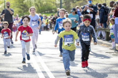 April 24, 2022: RBC's Race for the Kids, benefiting MSK Kids, is held in Central Park in New York City. The event includes a 4 mile run, 1.4 mile walk and Stage 1 & 2 RNYRR races. (Photos copyright Jon Simon)