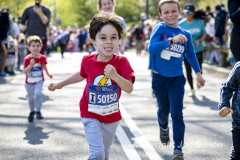 April 24, 2022: RBC's Race for the Kids, benefiting MSK Kids, is held in Central Park in New York City. The event includes a 4 mile run, 1.4 mile walk and Stage 1 & 2 RNYRR races. (Photos copyright Jon Simon)