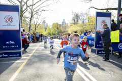 April 24, 2022: RBC's Race for the Kids, benefiting MSK Kids, is held in Central Park in New York City. The event includes a 4 mile run, 1.4 mile walk and Stage 1 & 2 RNYRR races. (Photos copyright Jon Simon)