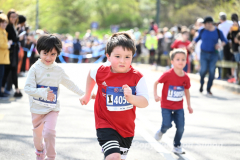 April 24, 2022: RBC's Race for the Kids, benefiting MSK Kids, is held in Central Park in New York City. The event includes a 4 mile run, 1.4 mile walk and Stage 1 & 2 RNYRR races. (Photos copyright Jon Simon)