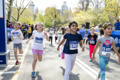April 24, 2022: RBC's Race for the Kids, benefiting MSK Kids, is held in Central Park in New York City. The event includes a 4 mile run, 1.4 mile walk and Stage 1 & 2 RNYRR races. (Photos copyright Jon Simon)